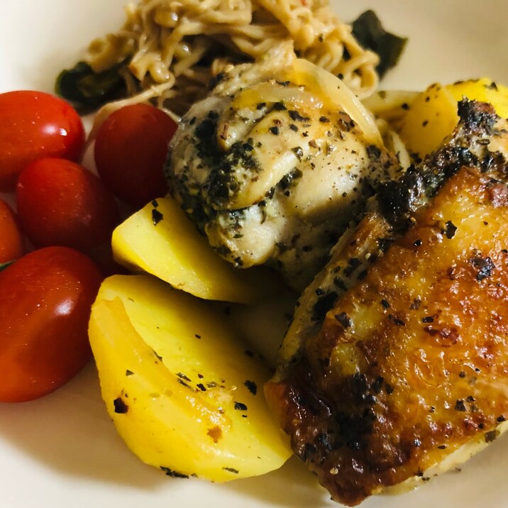 鶏肉とじゃがいもの香り高いバジル焼き レシピ 作り方 By Ol2 楽天レシピ 鶏肉とじゃがいもの香り高いバジル焼き レシピ 作り方 By Ol2 楽天レシピ